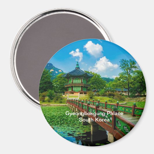 Aimant Palais Gyeongbokgung, Corée du Sud (Recto/Verso)
