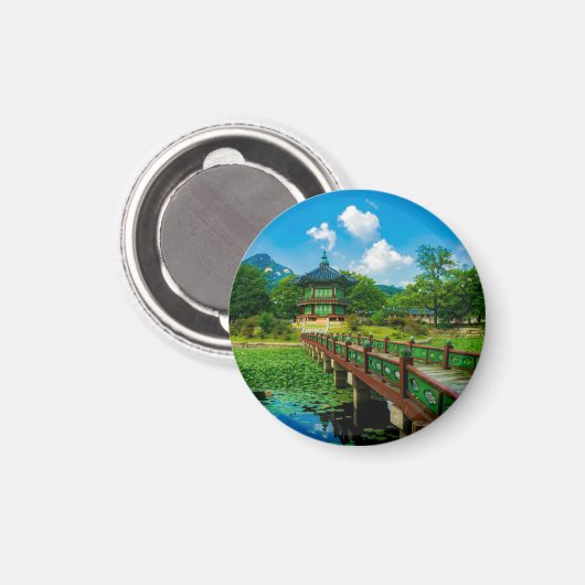 Aimant Palais Gyeongbokgung, Corée du Sud (Recto/Verso)