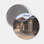 Aimant Palais Gyeongbokgung Intérieur (Recto/Verso)