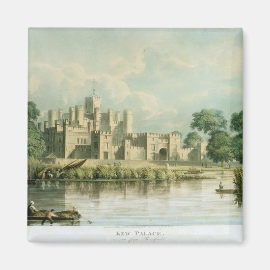 Aimant Palais Kew vu de Brentford, gravé par Tho (Devant)