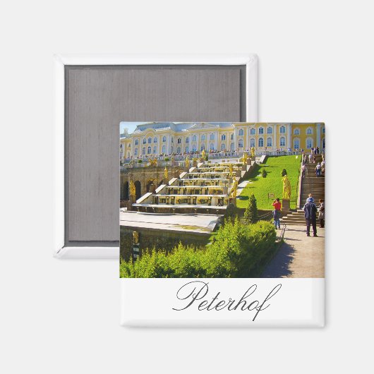 Aimant Palais Peterfhof Saint Petersburg Russie (Recto/Verso)