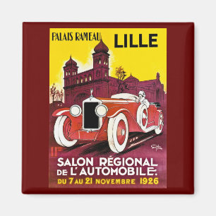 Aimant Palais Rameau - Lille - Annonce automobile - 1926