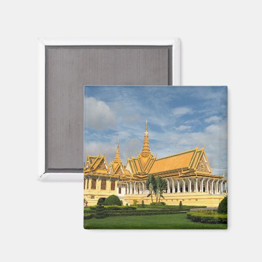 Aimant Palais Royal, Phnom Penh, Cambodge (Recto/Verso)