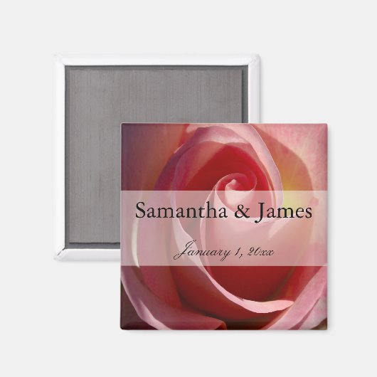 Aimant Pale Moon Rose (Recto/Verso)