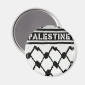 Aimant Palestine Keffiyah (Recto/Verso)