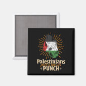 Aimant Palestine La boxe de lutte palestinienne (Recto/Verso)