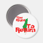 Aimant Palestine : Le droit de revenir (Recto/Verso)