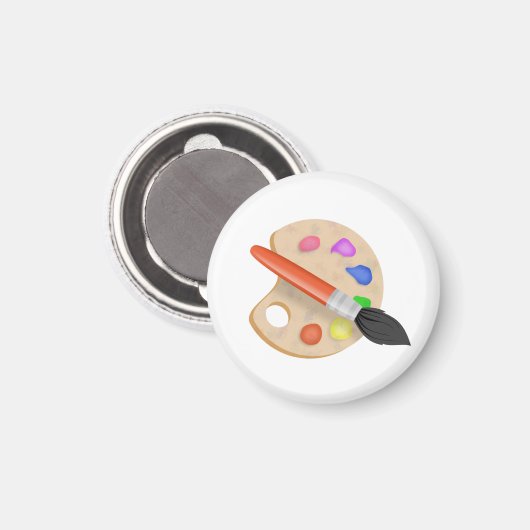 Aimant Palette Artiste (Recto/Verso)