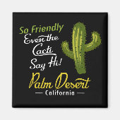 Aimant Palm Desert Cactus Funny Retro (Devant)