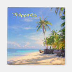 Aimant Palm Paradise de l'île tropicale des Philippines