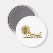 Aimant Palm Tree Burundi (Recto/Verso)