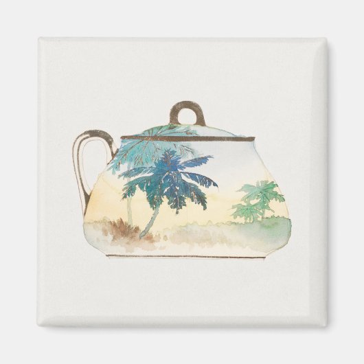 Aimant Palm Tree Sugar Bowl par Noritake Factory (Devant)