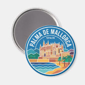 Aimant Palma de Majorque Espagne (Recto/Verso)
