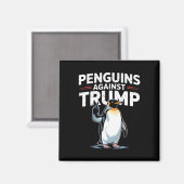 Aimant Palmes de pingouin levées résistent aux drôles de  (Recto/Verso)