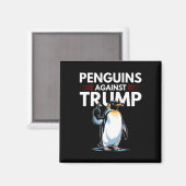 Aimant Palmes de pingouin levées résistent drôles de ping (Recto/Verso)