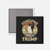 Aimant Palmes de pingouin relevées résistent aux drôles d (Recto/Verso)