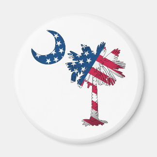 Aimant Palmetto, drapeau américain