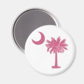 Aimant Palmetto rose (Recto/Verso)