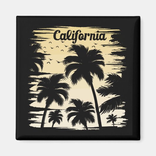 Aimant Palmier de Californie (Devant)