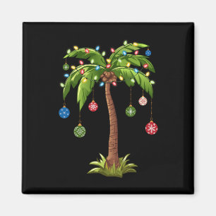 Aimant Palmier de Noël Lumière Hawaï Tropical Noël 1