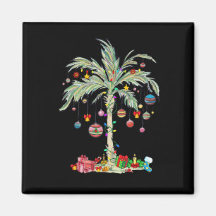 Aimant Palmier de Noël Plage Tropicale de Noël Floride Ha