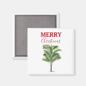 Aimant Palmier Tropical Noël Arbre de Noël (Recto/Verso)
