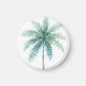 Aimant Palmier Vert Turquoise (Devant)