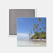 Aimant palmiers de Rangiroa (Recto/Verso)
