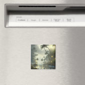 Aimant Palmiers et Foggy d'Océan (In Situ (Lave-vaisselle))