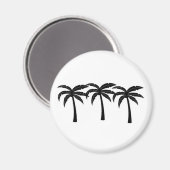Aimant Palmiers tropicaux (Recto/Verso)