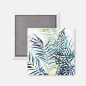 Aimant Palmiers Twilight - Feuilles tropicaux (Recto/Verso)