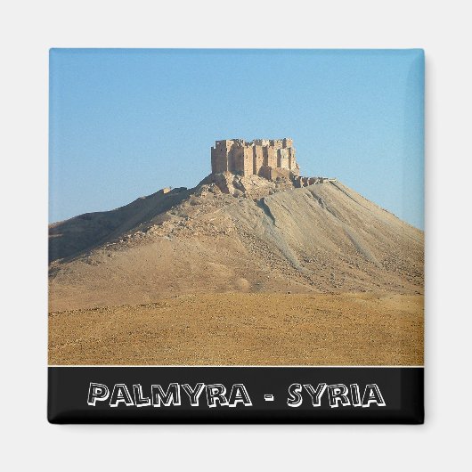 Aimant Palmyre, trésors de Syrie (Aimant frigo) (Devant)