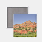 Aimant Palo Duro Canyon, Texas. Calques rocheux successif (Recto/Verso)