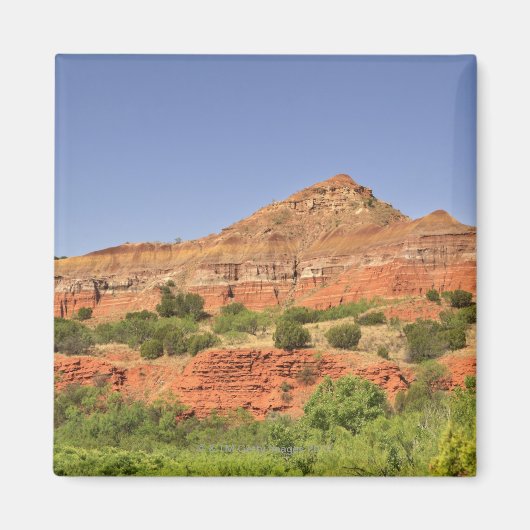 Aimant Palo Duro Canyon, Texas. Calques rocheux successif (Devant)