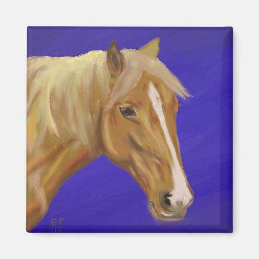Aimant Palomino Horse (Devant)
