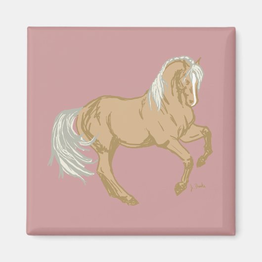 Aimant Palomino Horse (Devant)