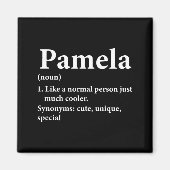 Aimant Pamela Name Definition Funny D  (Devant)