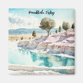 Aimant Pamukkale Turquie Voyage Minéral Thermique (Devant)