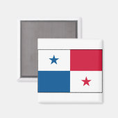 Aimant Panama - Drapeau national - Actuel (Recto/Verso)