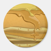 Aimant Pancake et sirop d'érable mignon (Devant)