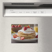 Aimant Pancakes à la fraise et à la banane (In Situ (Lave-vaisselle))