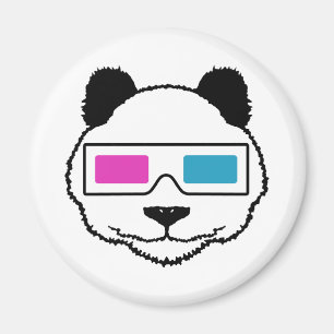 Aimant Panda 3D