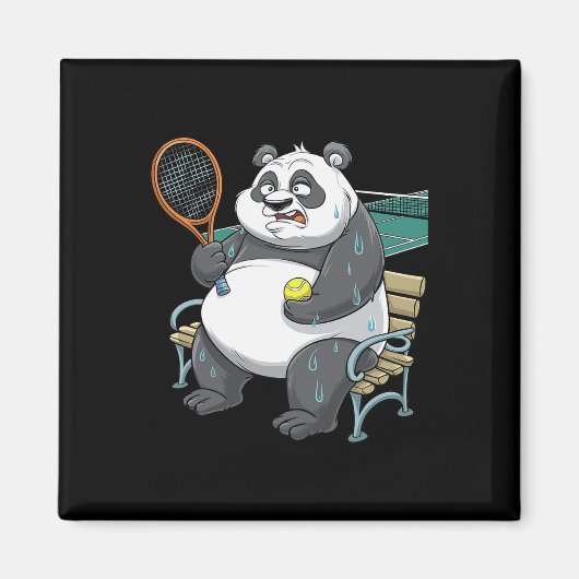 Aimant Panda Animals Dminton Navettes (Devant)