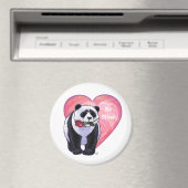 Aimant Panda Bear Saint Valentin (In Situ (Lave-vaisselle))