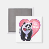 Aimant Panda Bear Saint Valentin (Recto/Verso)