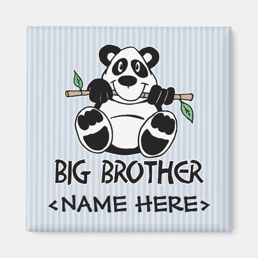Aimant Panda Boy Big Brother (Devant)