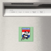Aimant Panda cycliste néerlandais (In Situ (Lave-vaisselle))