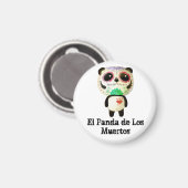 Aimant Panda du Jour des morts (Recto/Verso)