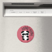 Aimant Panda en colère (In Situ (Lave-vaisselle))