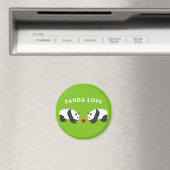 Aimant Panda Love (Vert) (In Situ (Lave-vaisselle))